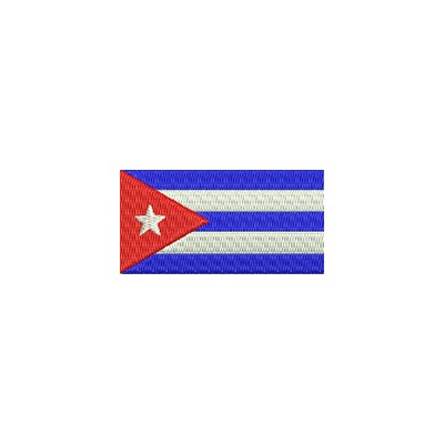 Aufnäher Flagge Cuba midi