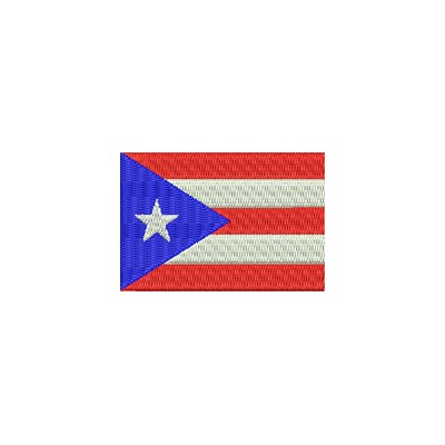 Aufnäher Flagge Puerto Rico midi