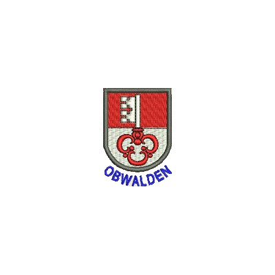 Aufnäher Wappen Obwalden mini mit Name