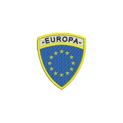 Aufnäher Wappen EU Format Schild midi
