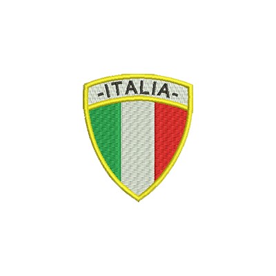 Aufnäher Wappen Italien Format Schild midi