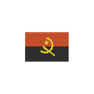 Aufnäher Flagge Angola midi
