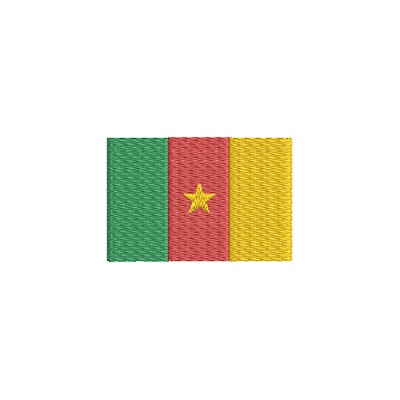Aufnäher Flagge Cameroon midi