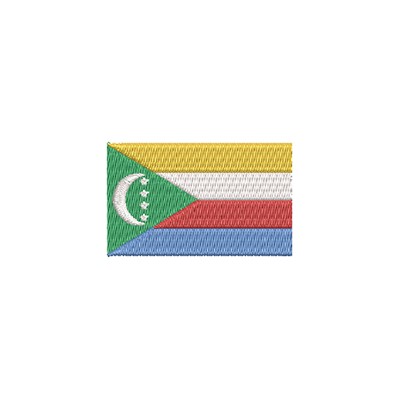 Aufnäher Flagge Comoros Inseln midi