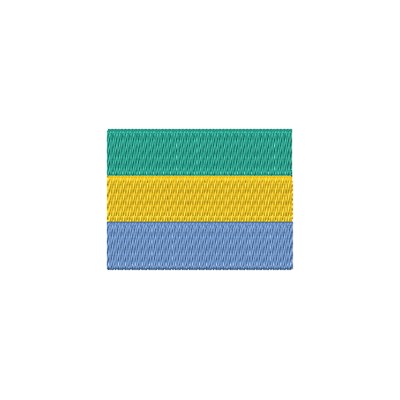 Aufnäher Flagge Gabon midi