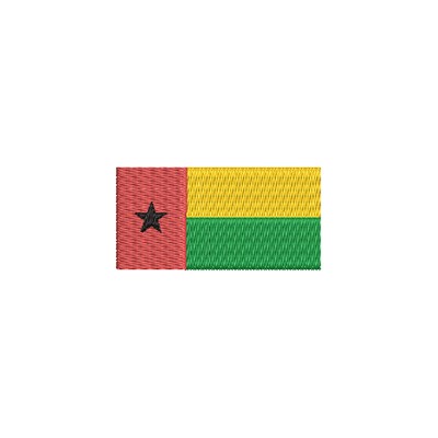 Aufnäher Flagge Guinea Bissau midi