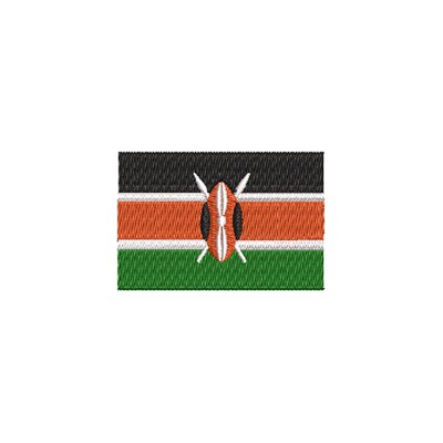 Aufnäher Flagge Kenya midi