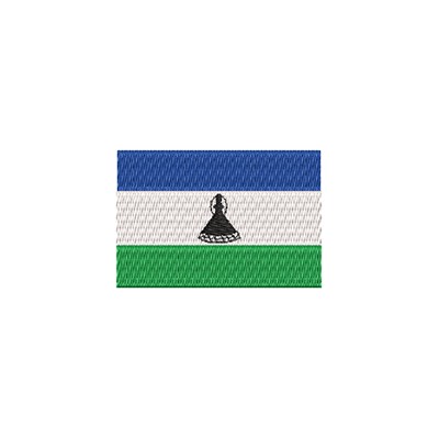 Aufnäher Flagge Lesotho midi