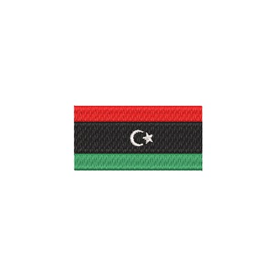 Aufnäher Flagge Lybia midi