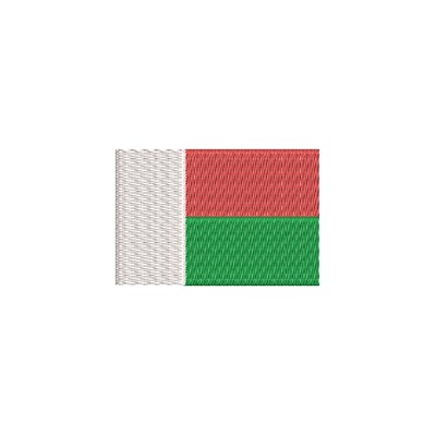 Aufnäher Flagge Madagascar midi