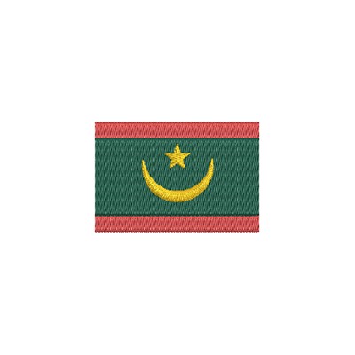 Aufnäher Flagge Mauritania midi