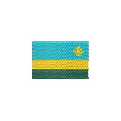 Aufnäher Flagge Ruanda midi