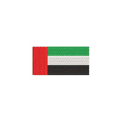 Aufnäher Flagge Arabische Emirate midi