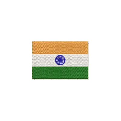 Aufnäher Flagge Indien midi