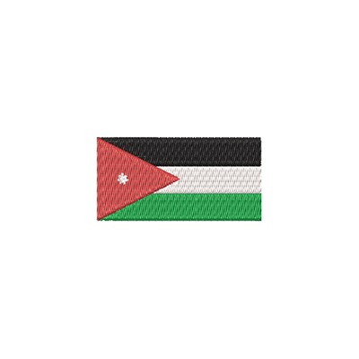 Aufnäher Flagge Jordanie midi
