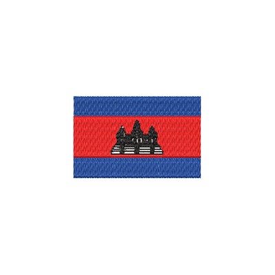 Aufnäher Flagge Cambodscha midi