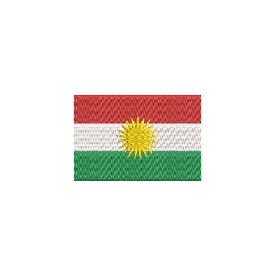 Aufnäher Flagge kurdistan midi