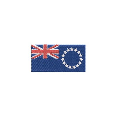 Aufnäher Flagge Cook Insel midi