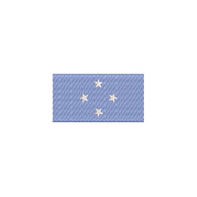 Aufnäher Flagge Fed. States Micronesien midi