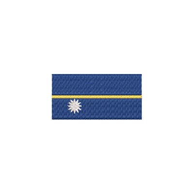 Aufnäher Flagge Nauru midi