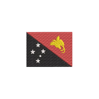 Aufnäher Flagge Papua Neuguinea midi