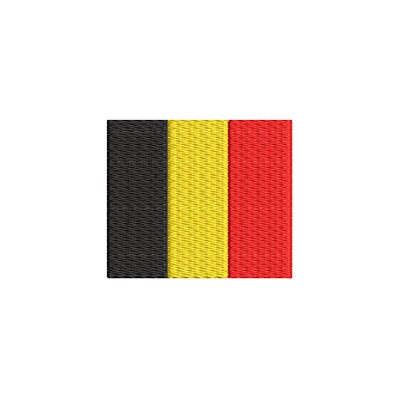 Aufnäher Flagge Belgien midi