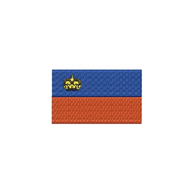 Aufnäher Flagge Liechtenstein midi