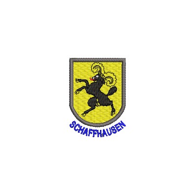 Aufnäher Wappen Schaffhausen mini mit Name