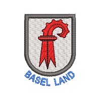 Wappen Basel Land mini mit Name