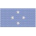 Flagge Fed. States Mikronesien midi